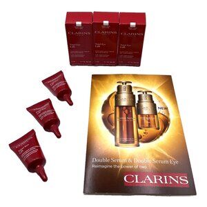 CLARINS Total Eye Lift Replenishing Concentrate & Double Serum Skincare Set NEW